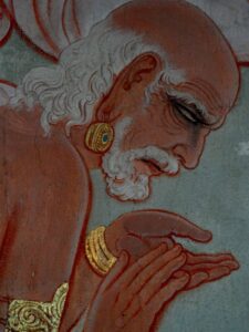 Fresco no Templo Mulagandhakuti, Sarnath
