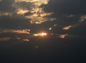 Sol em Varanasi