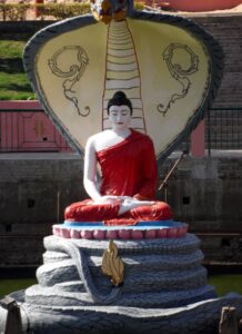 Buda protegido por cobra, Templo Mahabodhi, Bodhgaya