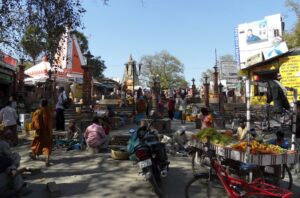 Mercado em Bodhgaya
