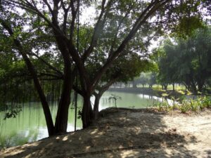 Lago de mosteiro Tailandês, Sravasti