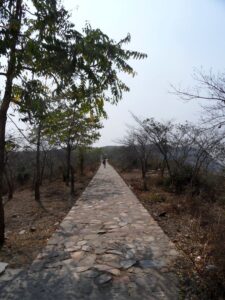 Subida até às Cavernas Saptaparni, Rajgir