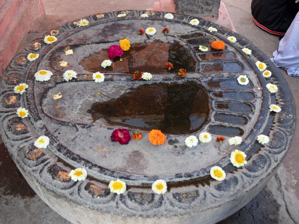 Pegados do Buda, Templo Mahabodhi, Bodhgaya
