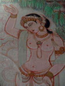 Fresco no Templo Mulagandhakuti, Sarnath