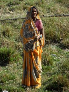 Mulher na Índia rural