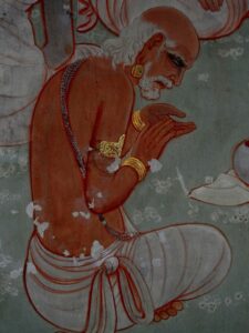 Fresco no Templo Mulagandhakuti, Sarnath