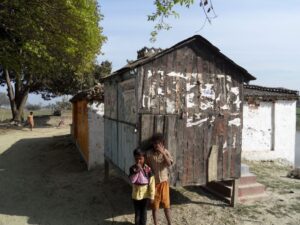 Crianças na Índia rural