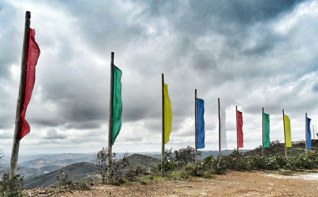 Stupa Paz no Mundo - Bandeiras