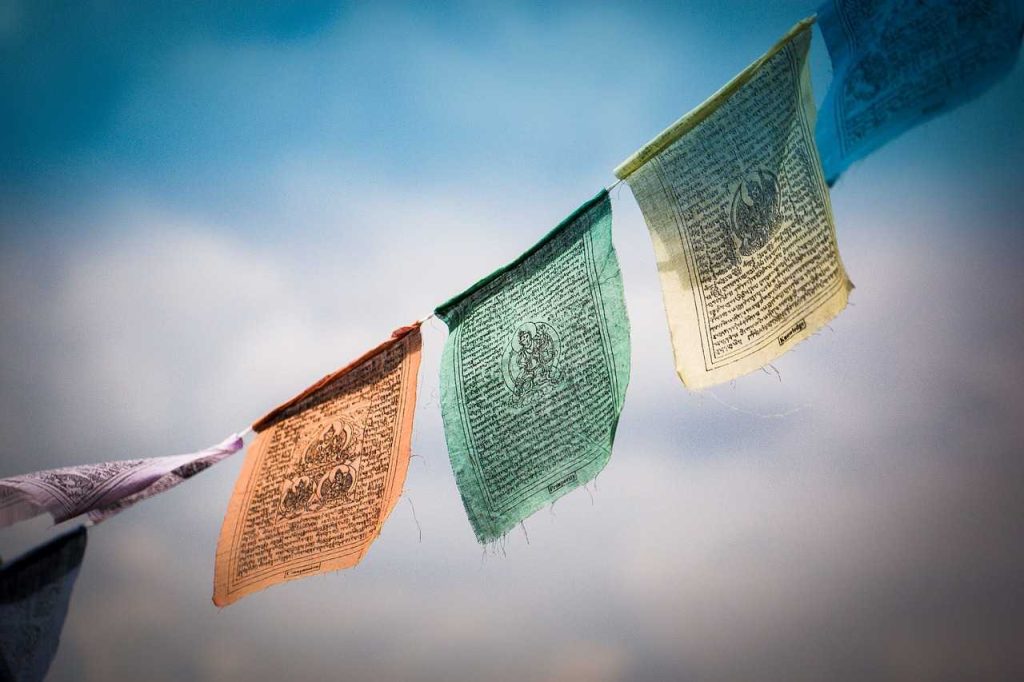 Bandeiras de Oração, 5 Sabedorias, Tibete